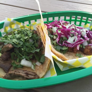 The Trendy Taco - Steak (L) fish (r) - Tacos Near Me - Wilmette, Illinois The Trendy Taco - Steak (L) fish (r) - Tacos Near Me - Wilmette, Illinois