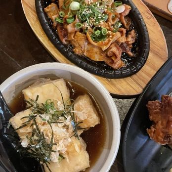 Izakaya Pau Hana Base - Beef intestines, and agedashi tofu - Tapas/Small Plates Near Me - Honolulu, Hawaii