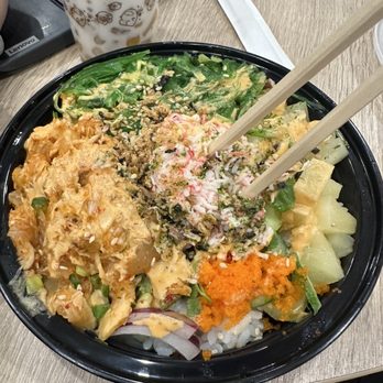 Ahipoki - Tuna Lava and Tuna Lima filled with toppings - Poke Near Me - Huntington Beach, California