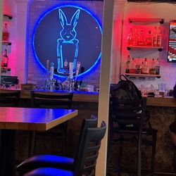 The Fat Rabbit - Mascot Sign