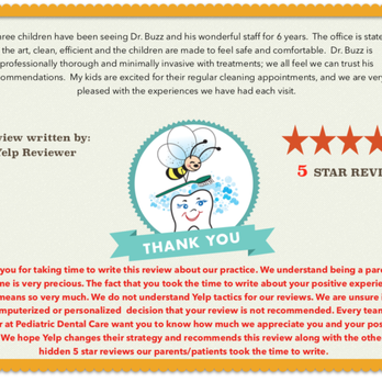 Pediatric Dental Care - one of the 79 reviews about our practice - hidden by Yelp - Pediatric Dentists Near Me - Franklin, Tennessee Pediatric Dental Care - one of the 79 reviews about our practice - hidden by Yelp - Pediatric Dentists Near Me - Franklin, Tennessee