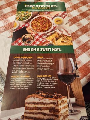 Menu photo 1 Buca di Beppo Italian Restaurant Lombard, IL Menu photo 1 Buca di Beppo Italian Restaurant Lombard, IL