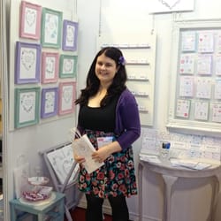 Scottish Event Campus - One of the lovely makers at the trade show & her gorgeous shoes!!