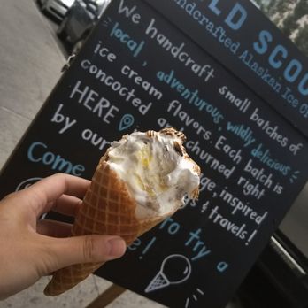 Wild Scoops - Brought me sunshine eating this sunshine.. snickerdoodle cookies inside with lemon curd. - Ice Cream & Frozen Yogurt Near Me - Anchorage, Alaska Wild Scoops - Brought me sunshine eating this sunshine.. snickerdoodle cookies inside with lemon curd. - Ice Cream & Frozen Yogurt Near Me - Anchorage, Alaska