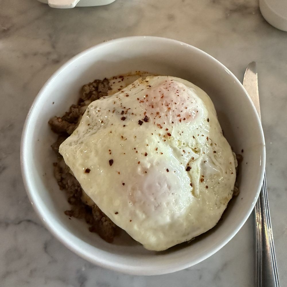 Red Rooster - Biscuit and gravy bowl - New American Near Me - Oklahoma City, Oklahoma Red Rooster - Biscuit and gravy bowl - New American Near Me - Oklahoma City, Oklahoma