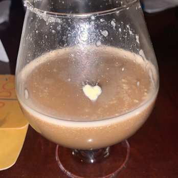 Guido's - "House coffee" dessert cocktail with little surprise foam heart - Italian Near Me - Quintana Roo, ROO