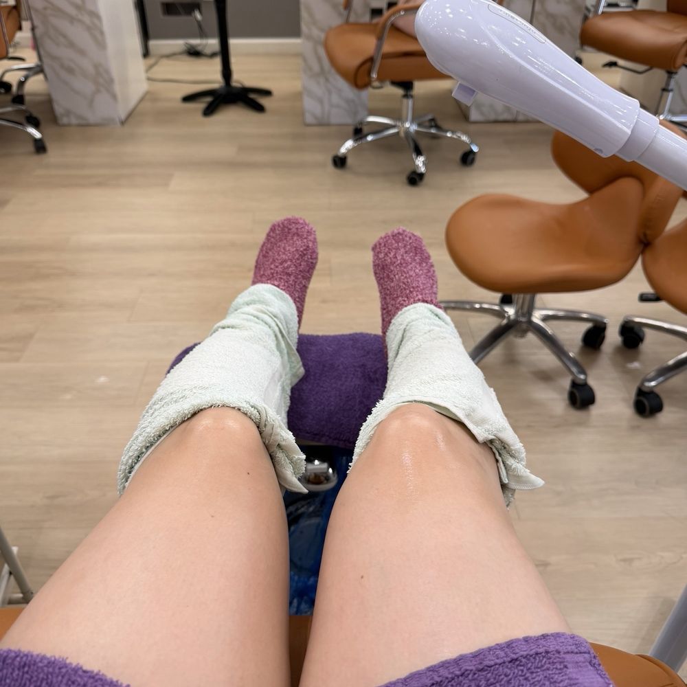 Moonlight Nails & Spa - feet are nicely wrapped in that paraffin wax. and the hot towels felt like a nice eucalyptus feeling! - Nail Salons Near Me - Honolulu, Hawaii Moonlight Nails & Spa - feet are nicely wrapped in that paraffin wax. and the hot towels felt like a nice eucalyptus feeling! - Nail Salons Near Me - Honolulu, Hawaii