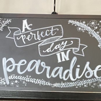 Perfect Pear Bistro - Neat signage by the kitchen - New American Near Me - Tempe, Arizona Perfect Pear Bistro - Neat signage by the kitchen - New American Near Me - Tempe, Arizona