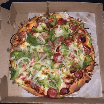 Uncle Tony's Pizza and Pasta - small xtra cheese, onions, bell peppers, half pepperoni and half sausage - Italian Near Me - Johnston, Rhode Island Uncle Tony's Pizza and Pasta - small xtra cheese, onions, bell peppers, half pepperoni and half sausage - Italian Near Me - Johnston, Rhode Island