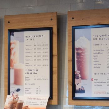 The Coffee Bean & Tea Leaf - Menu (right side), handcrafted lattes, signature espressos, and ice blended beverages. - Coffee & Tea Near Me - Bakersfield, California The Coffee Bean & Tea Leaf - Menu (right side), handcrafted lattes, signature espressos, and ice blended beverages. - Coffee & Tea Near Me - Bakersfield, California