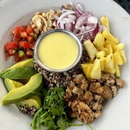 Jerk chicken bowl Jerk chicken bowl