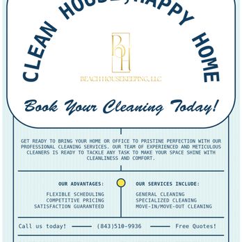 Beach Housekeeping - Home Cleaning Near Me Beach Housekeeping - Home Cleaning Near Me