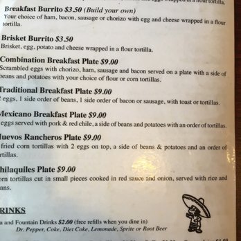 Jesse's Burritos - Menu PG 3 - Mexican Near Me - Borger, Texas