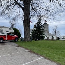 Sodus Bay Historical Society - Parking area Sodus Bay Lighthouse and Museum