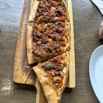 Lezzet cafe - Pide!!!! Soooooo good. - Mediterranean Near Me - Dallas, Texas