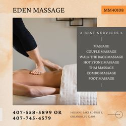 Eden Massage - Come and try our services