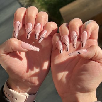 Acryliq Nails - Full set by John - Nail Salons Near Me - Canoga Park, California