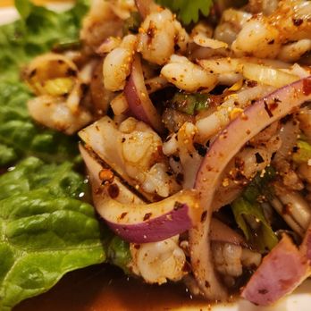 Yai's On Vermont - Shrimp larb - Thai Near Me - Los Angeles, California