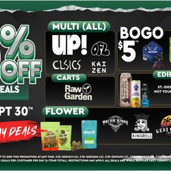 Wellgreens Dispensary - Every Wednesday until 9/30