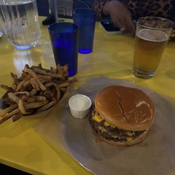 The Moonlighter - Double cheese burger and fries - Burgers Near Me - Chicago, Illinois The Moonlighter - Double cheese burger and fries - Burgers Near Me - Chicago, Illinois