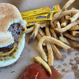 Burger and fries!