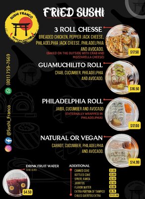Menu photo 2 Sushi Franco West Valley City, UT Menu photo 2 Sushi Franco West Valley City, UT