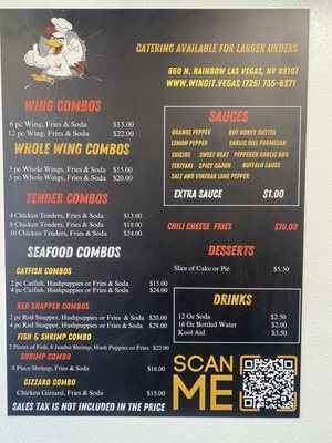 Menu photo 5 Wing It Las Vegas, NV Menu photo 5 Wing It Las Vegas, NV