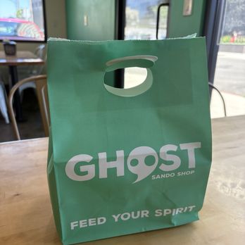 Ghost Sando Shop - To go bag - Delis Near Me - Burbank, California