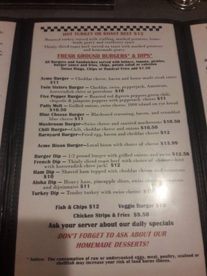 Menu photo 5 Acme Diner Acme, WA