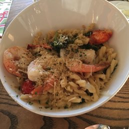 Pasta special with lobster, shrimp and scallops Pasta special with lobster, shrimp and scallops
