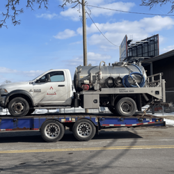 Flush It Portable Toilets - Our new pump truck!