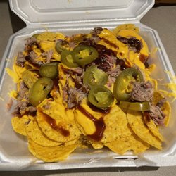 North caroline BBQ - Pulled pork Nachos