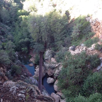 Tonto Natural Bridge State Park - Bridge to the natural bridge. - Hiking Near Me - Pine, Arizona