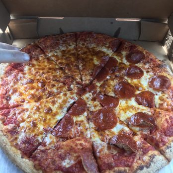Fat Angelo's Pizzeria - Large pepperoni and cheese pizza - Pizza Near Me - Morgantown, West Virginia Fat Angelo's Pizzeria - Large pepperoni and cheese pizza - Pizza Near Me - Morgantown, West Virginia