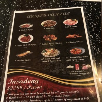 Insadong Korean BBQ Restaurant - All you can eat lunch menu and order menu - Korean Near Me - Calgary, Alberta Insadong Korean BBQ Restaurant - All you can eat lunch menu and order menu - Korean Near Me - Calgary, Alberta