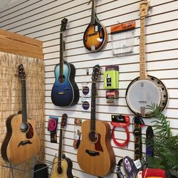 Beach Music and Gifts - Some banjos and mandolins