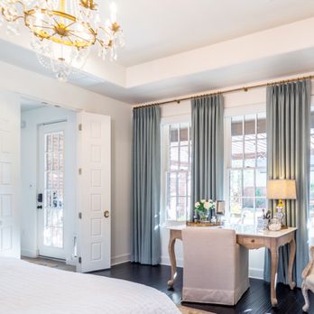 Budget Blinds - The easiest way to add elegance and warmth to any room! Whether you love bold patterns or soft neutrals, drapery brings style... - Shutters Near Me