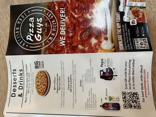Menu photo 1 Pizza Guys Corona, CA Menu photo 1 Pizza Guys Corona, CA
