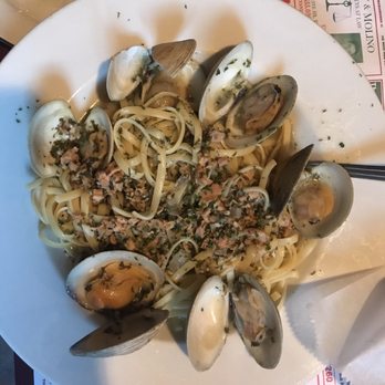 Colarusso's Cafe - a plate of pasta with clams - Pizza Near Me - Avoca, Pennsylvania