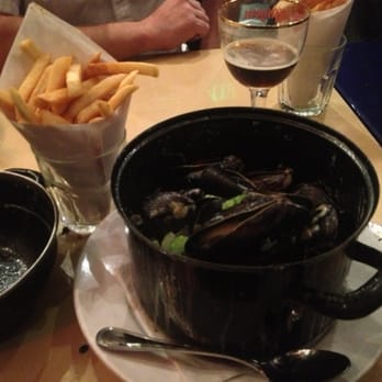 Brussels Bistro - All you can eat mussels and fries! - Belgian Near Me - Laguna Beach, California