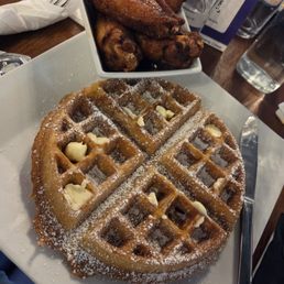 Chicken and waffles