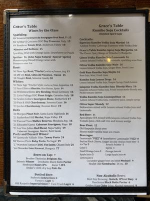 Menu photo 1 Grace's Table Napa, CA Menu photo 1 Grace's Table Napa, CA