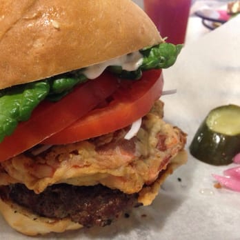 EAT - "Surf and Turf" Crab and Beef Burger - Food Delivery Services Near Me