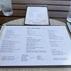 Lunch menu