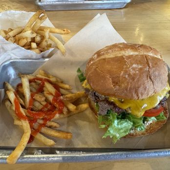 Grassburger - Grassburger with cheddar - Burgers Near Me - Albuquerque, New Mexico