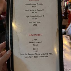 Sidekick's Bar & Grill - Menu