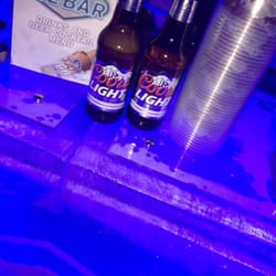 Coors Light Ice Bar - Inside the ice bar
