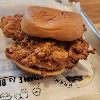 Super Chix - Simple Chicken Sandwich - Fast Food Near Me - Lacey, Washington