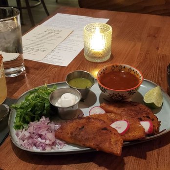 UNIDAD - Braised oxtail birria tacos with beans, rice (Free on Taco Tuesday) and house margarita. - Latin American Near Me - Evergreen Park, Illinois UNIDAD - Braised oxtail birria tacos with beans, rice (Free on Taco Tuesday) and house margarita. - Latin American Near Me - Evergreen Park, Illinois