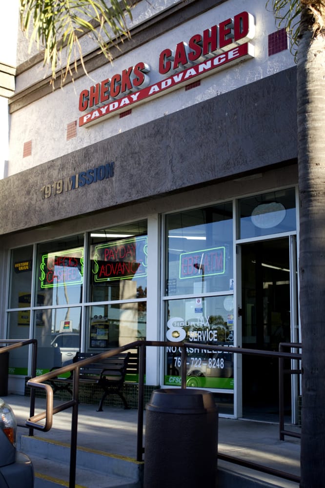 THE CHECK CASHING PLACE Updated October 2024 1919 Mission Ave. Ste